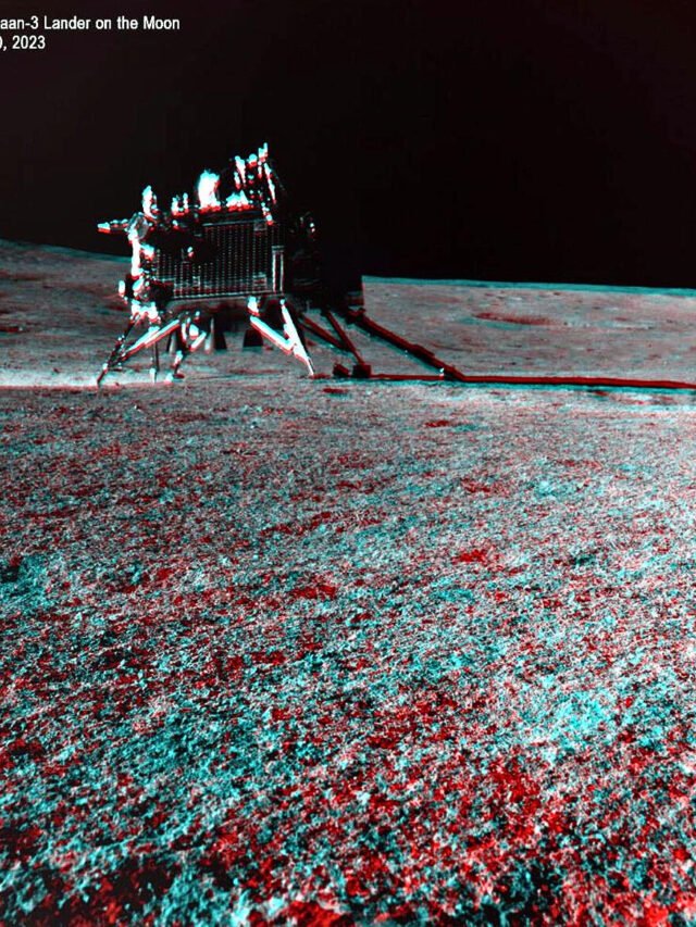 ISRO ने शेयर की विक्रम लैंडर की 3D रंगीन फोटो, चांद की सैर कराएगी ये तस्वीर