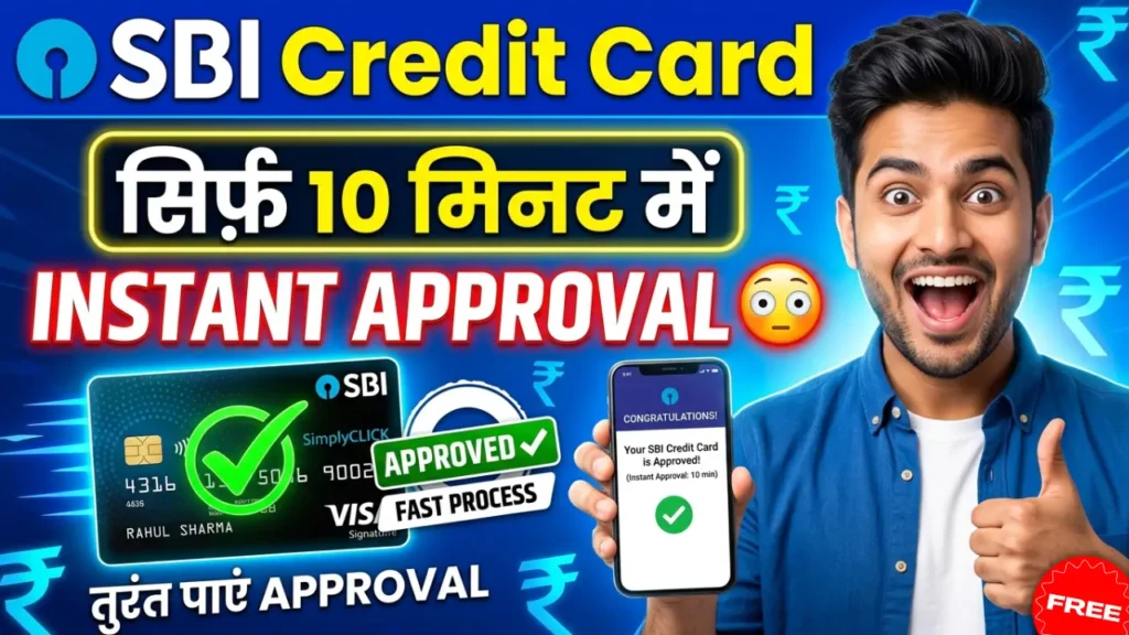 SBI Credit Card Apply कैसे करें, कम CIBIL में भी तुरंत Approval का पूरा तरीका, मात्र ₹0 में