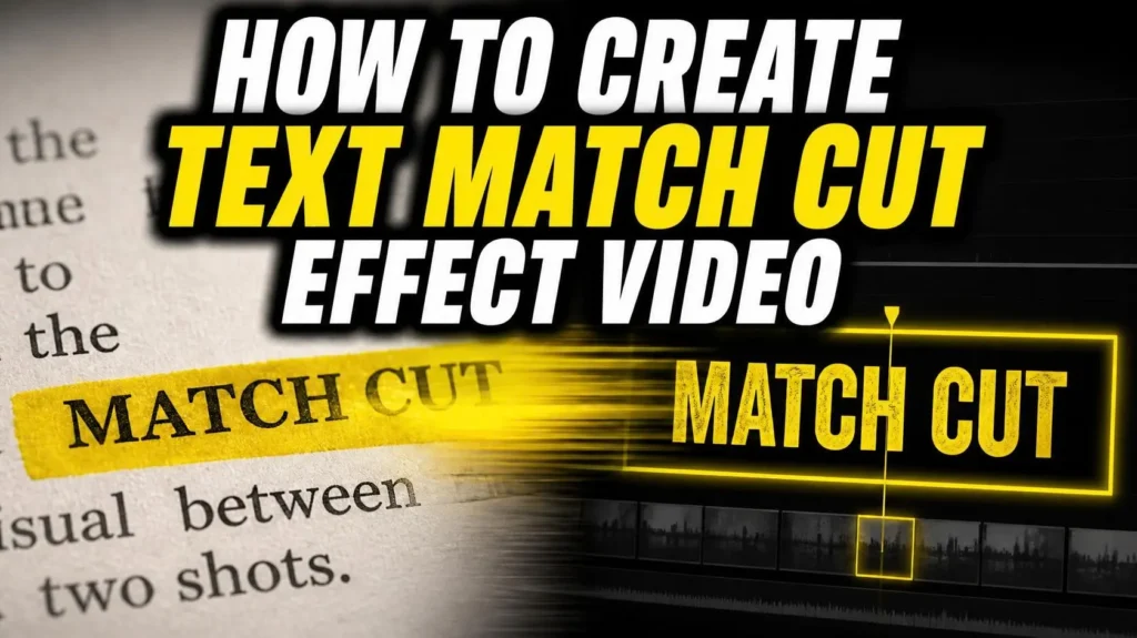 Text Match Cut: What Is It and How to Create This Viral Video Effect?