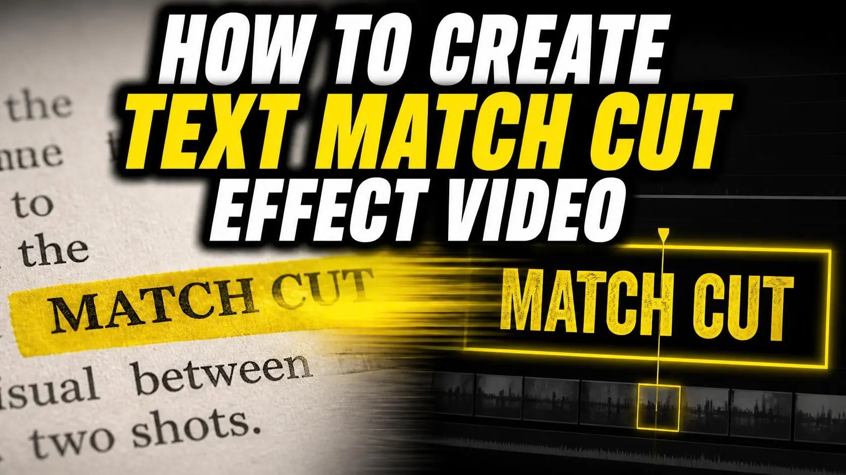 Text Match Cut: What Is It and How to Create This Viral Video Effect?
